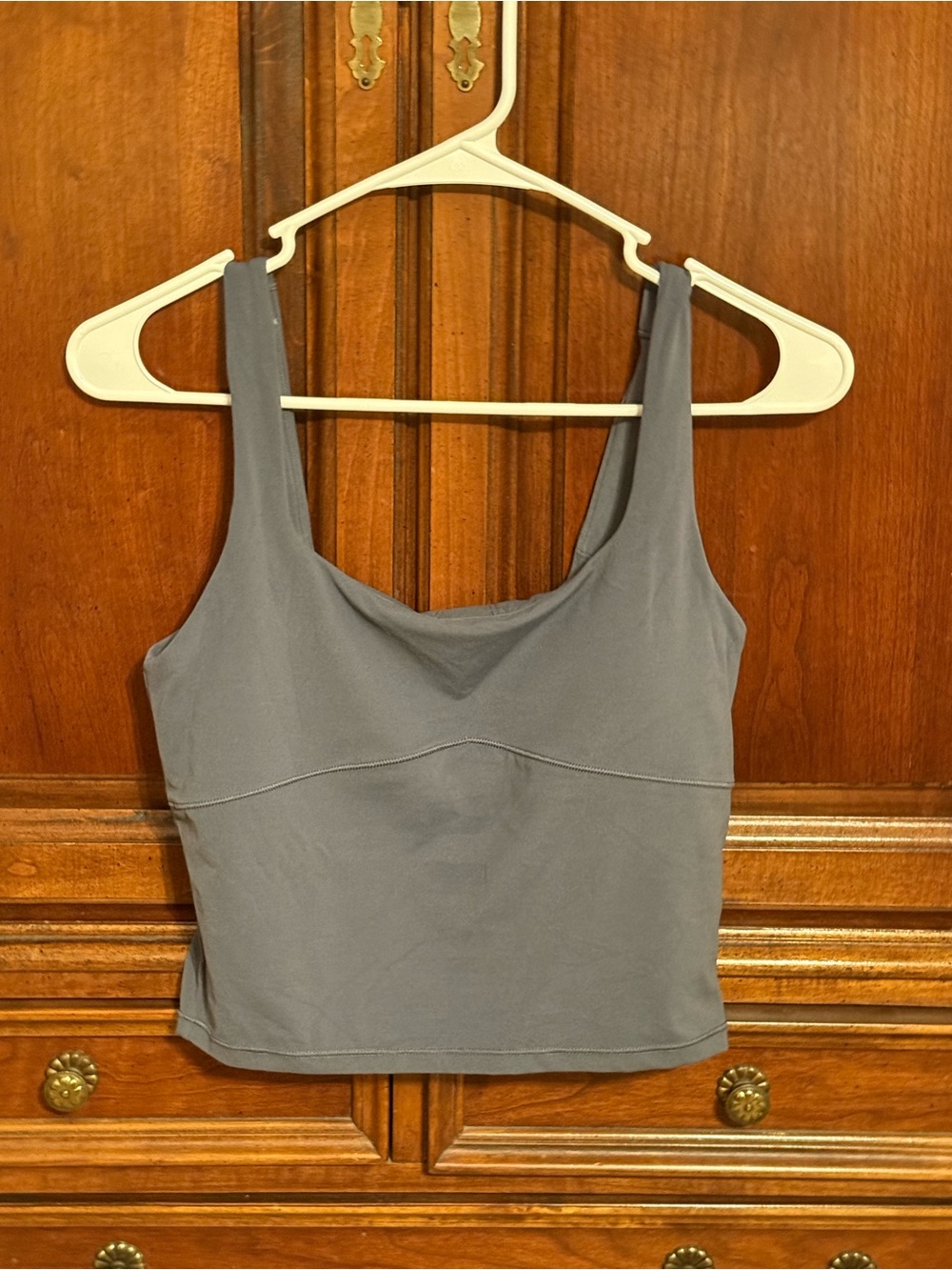 Vuori sports bra. Size small.  Color- steel gray.